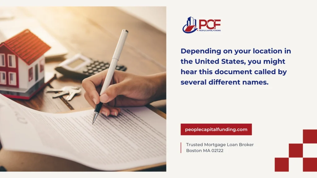 Discharge of Mortgage Alternative Names and Terminology